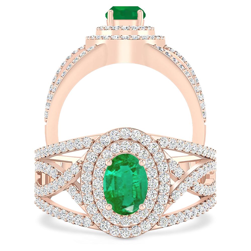 Rose Gold - Emerald