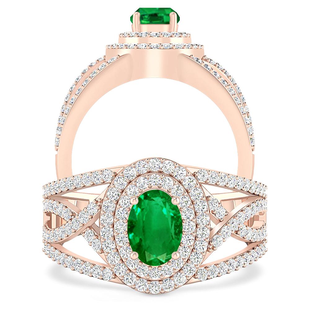 Rose Gold - Emerald