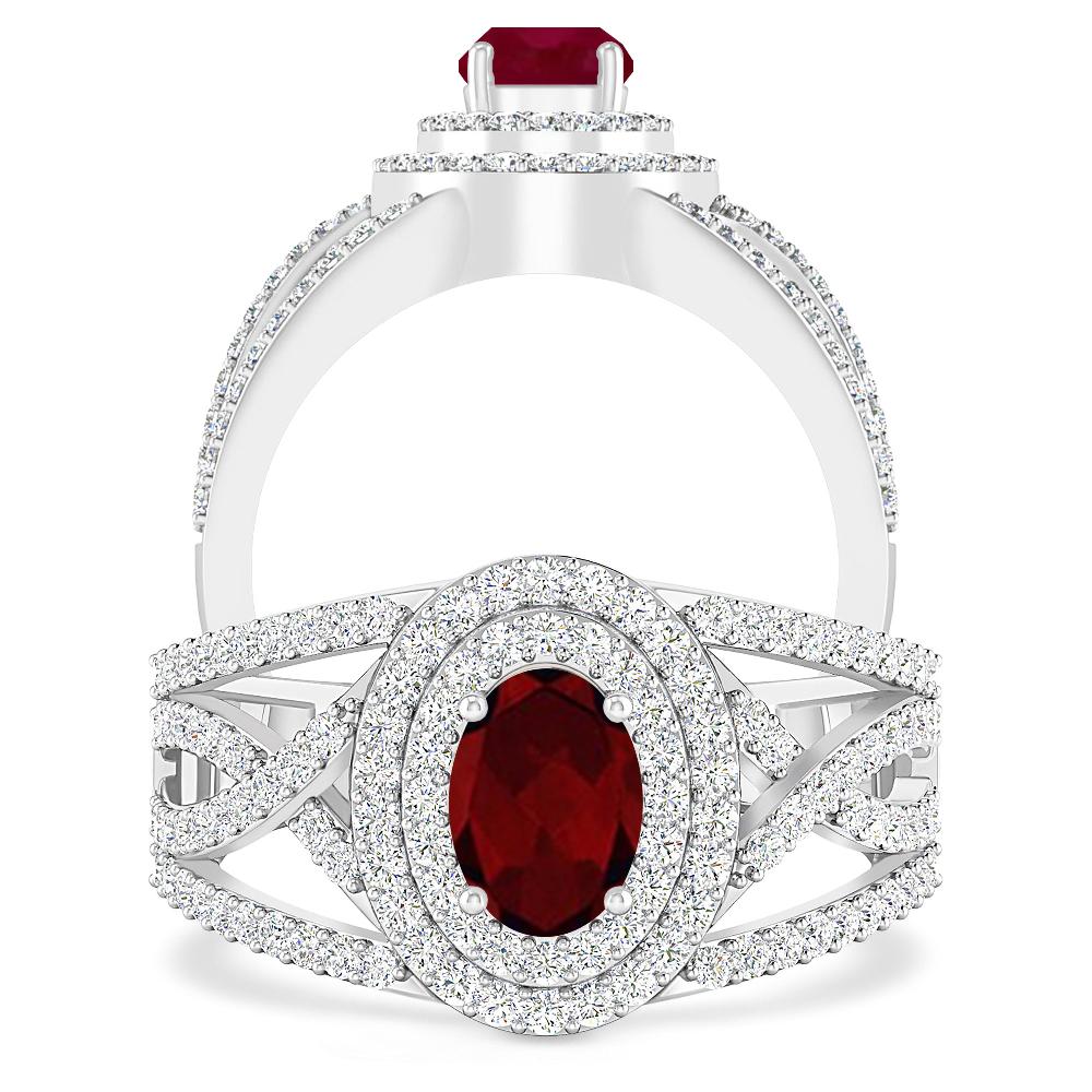 White Gold - Garnet