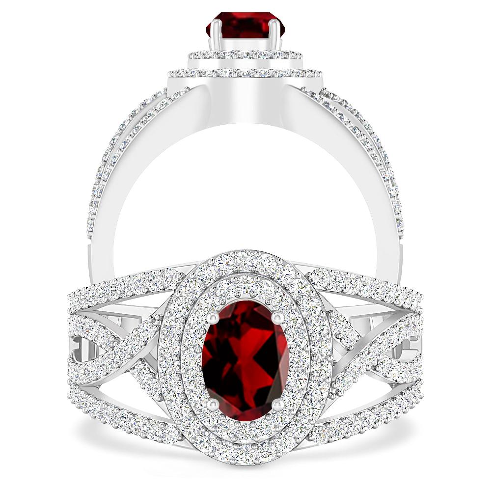 White Gold - Garnet