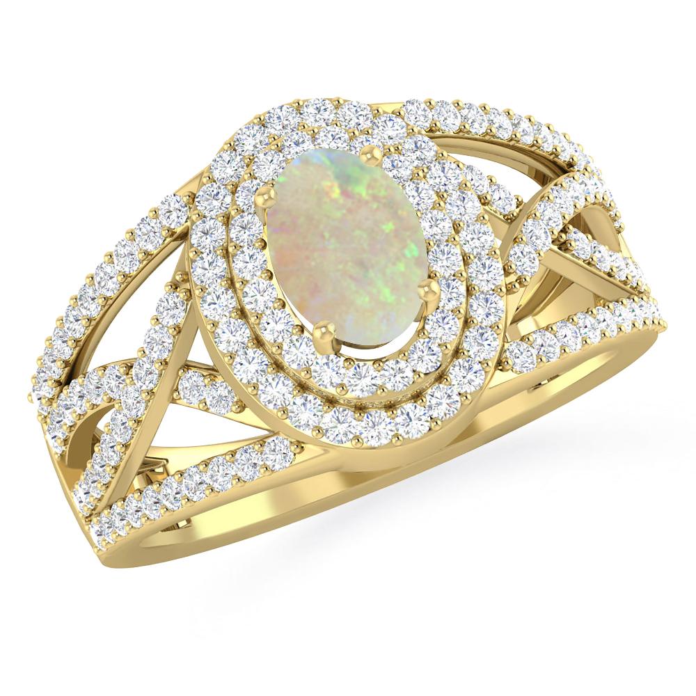 Yellow Gold - Opal