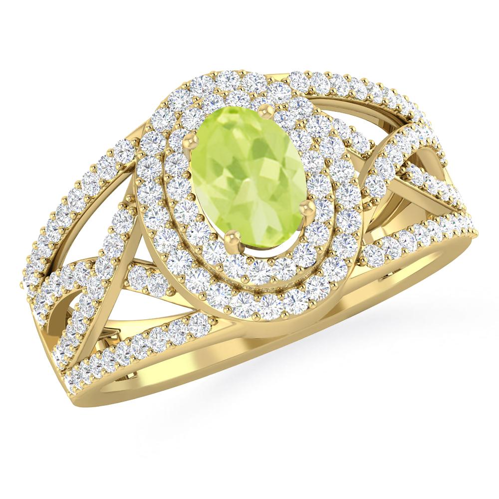 Yellow Gold - Peridot