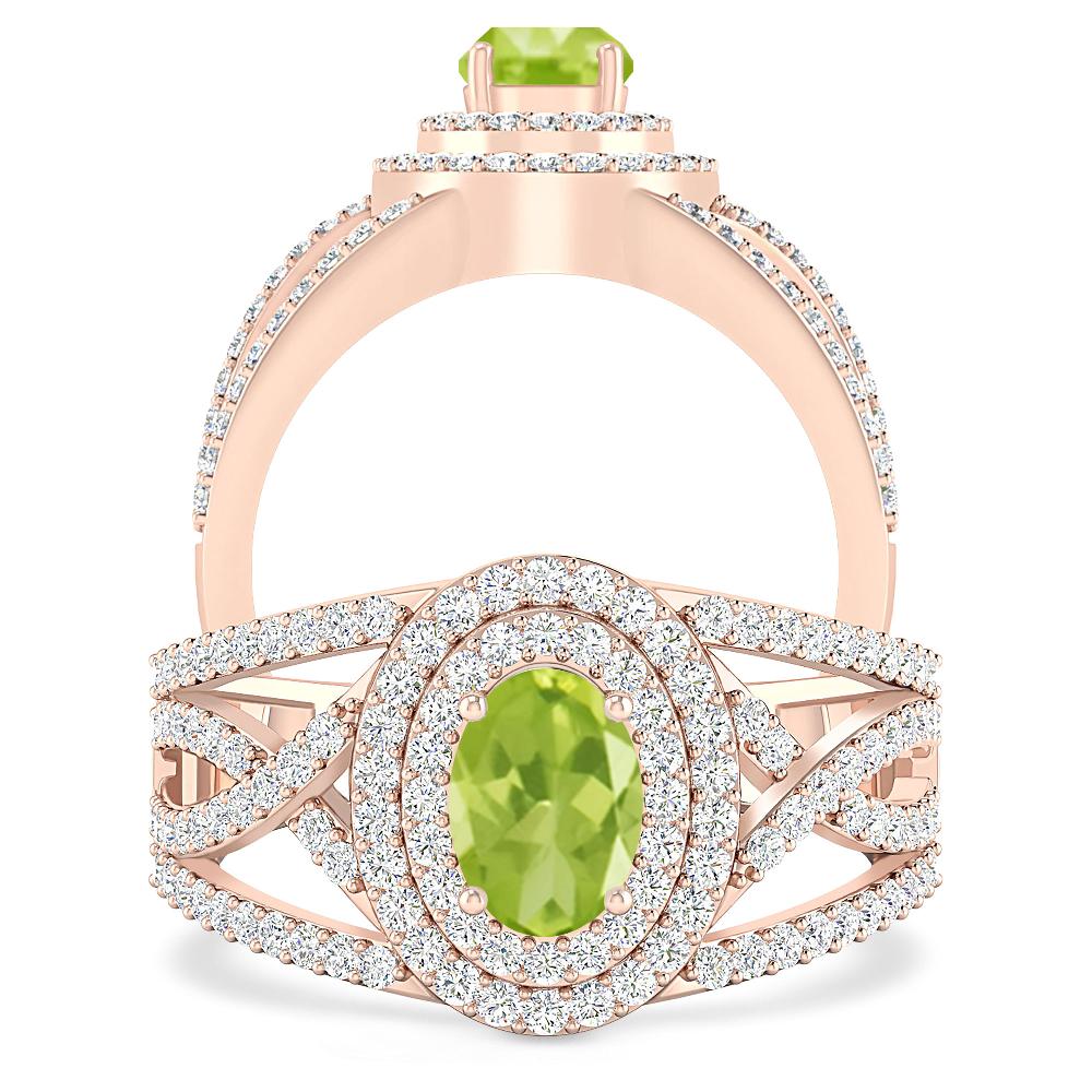 Rose Gold - Peridot