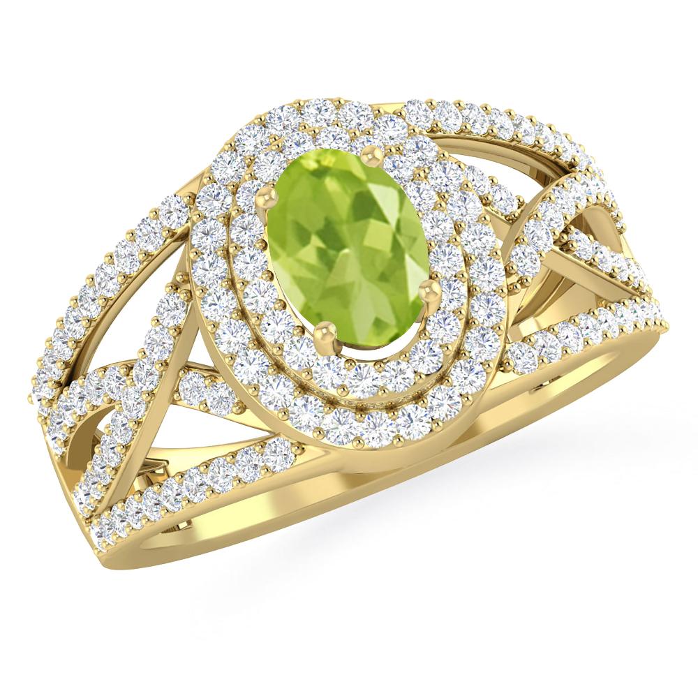 Yellow Gold - Peridot