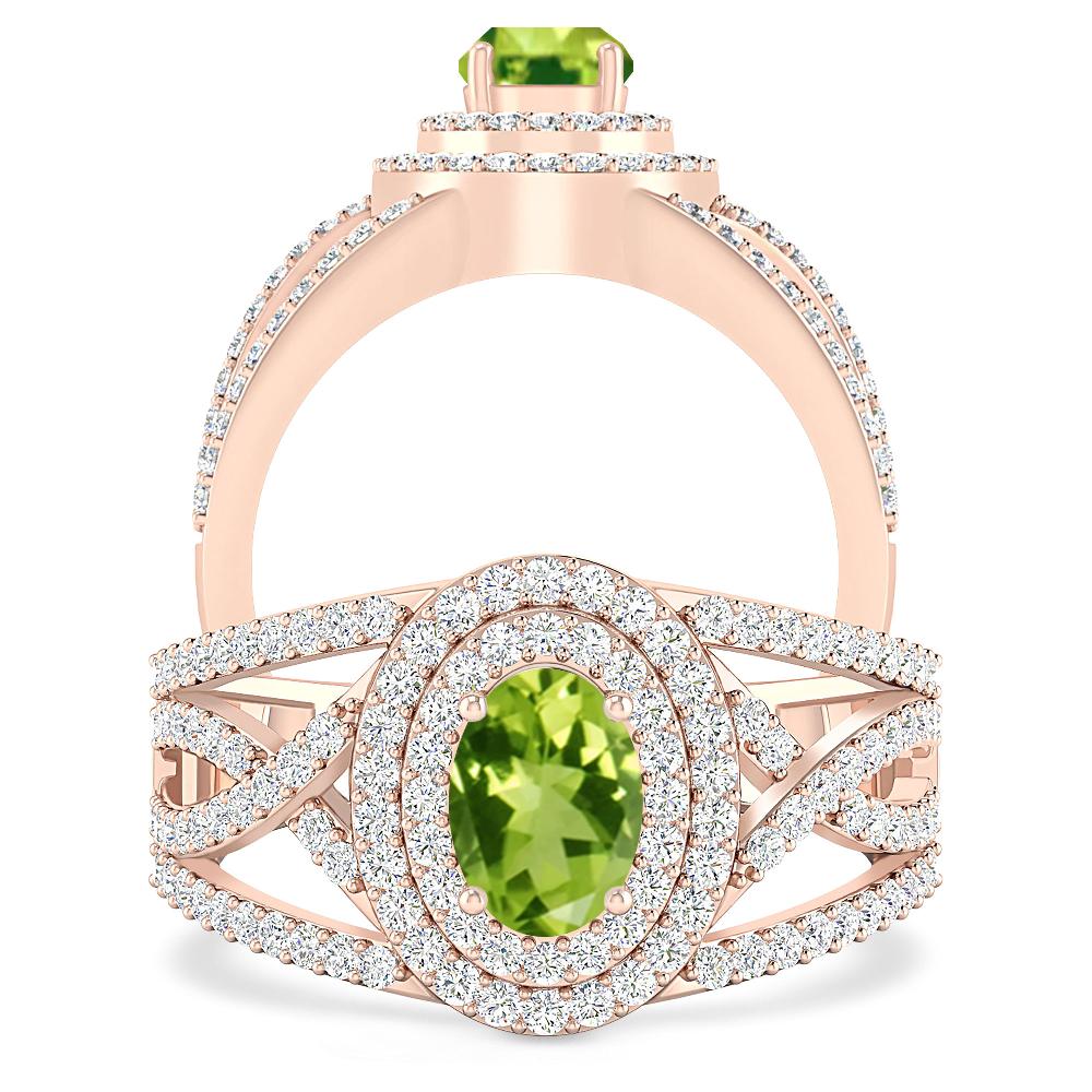 Rose Gold - Peridot