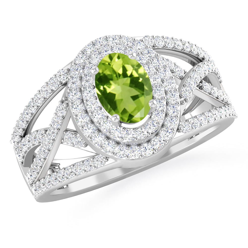 White Gold - Peridot