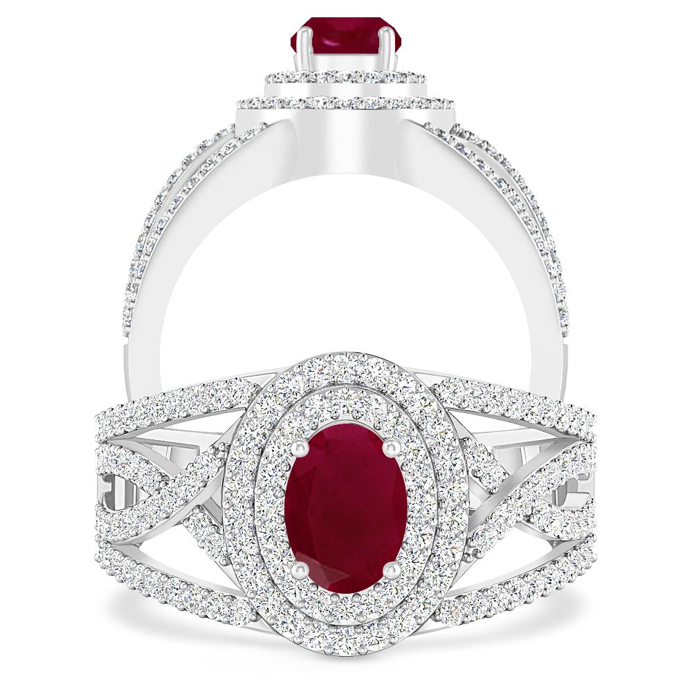 White Gold - Ruby