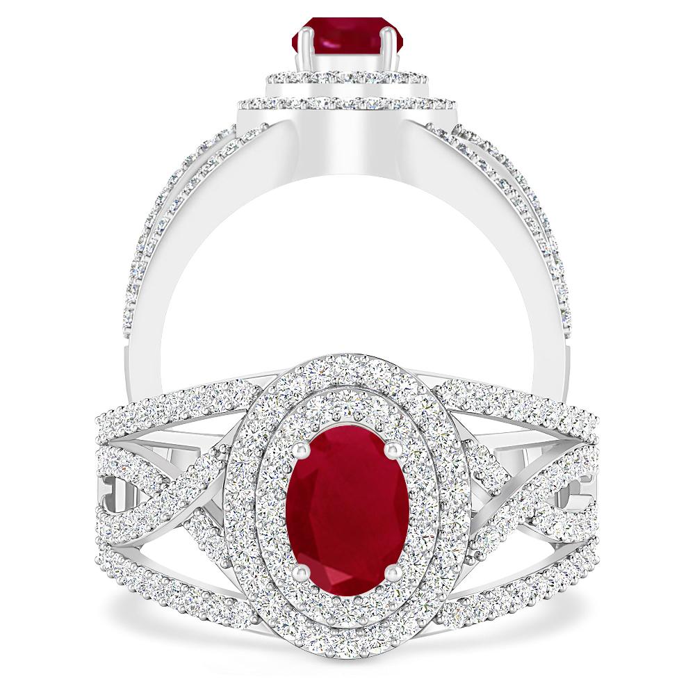 White Gold - Ruby