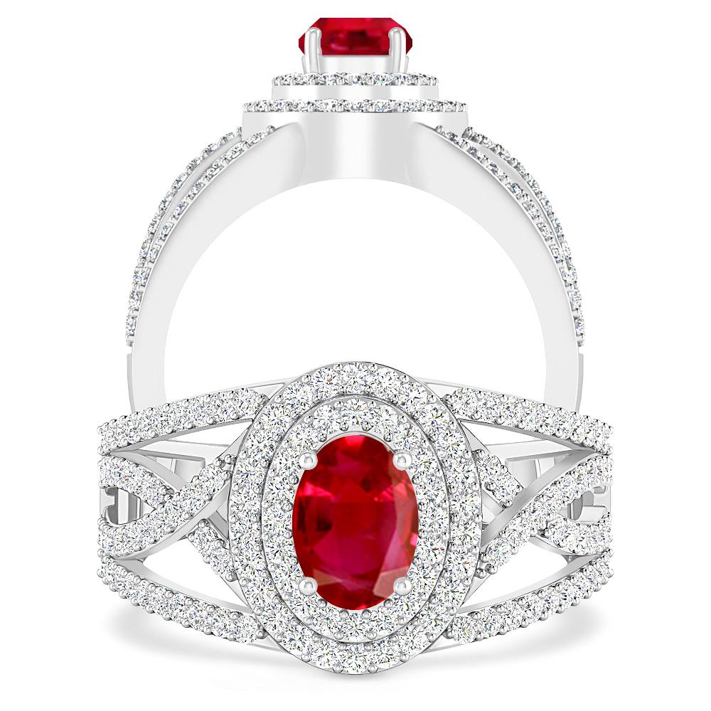 White Gold - Ruby