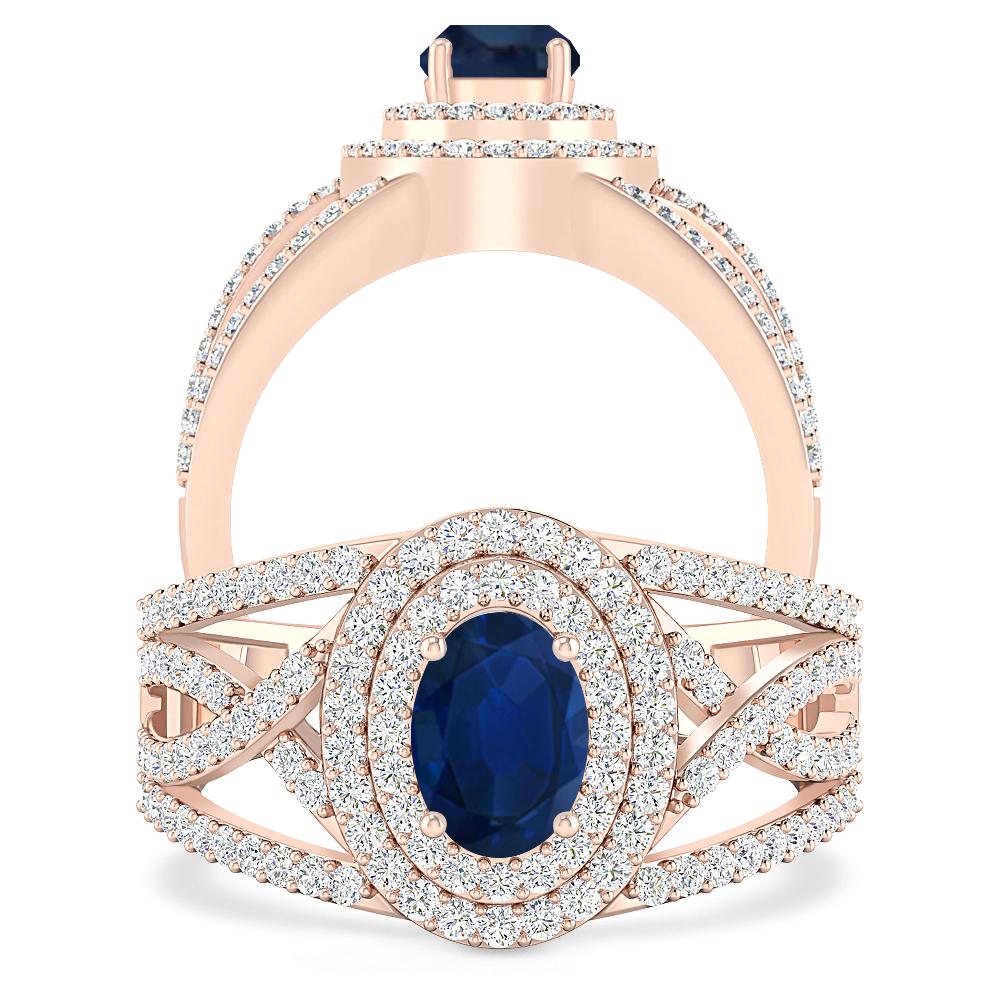 Rose Gold - Sapphire