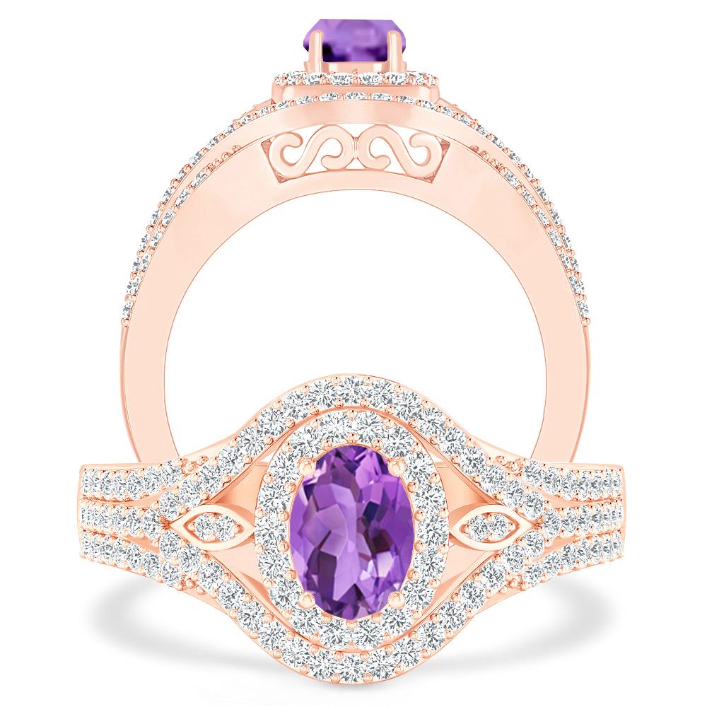 Rose Gold - Amethyst