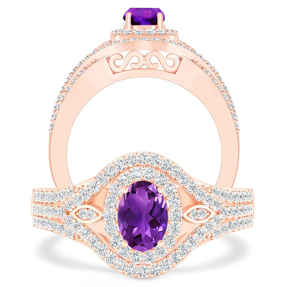 Rose Gold - Amethyst