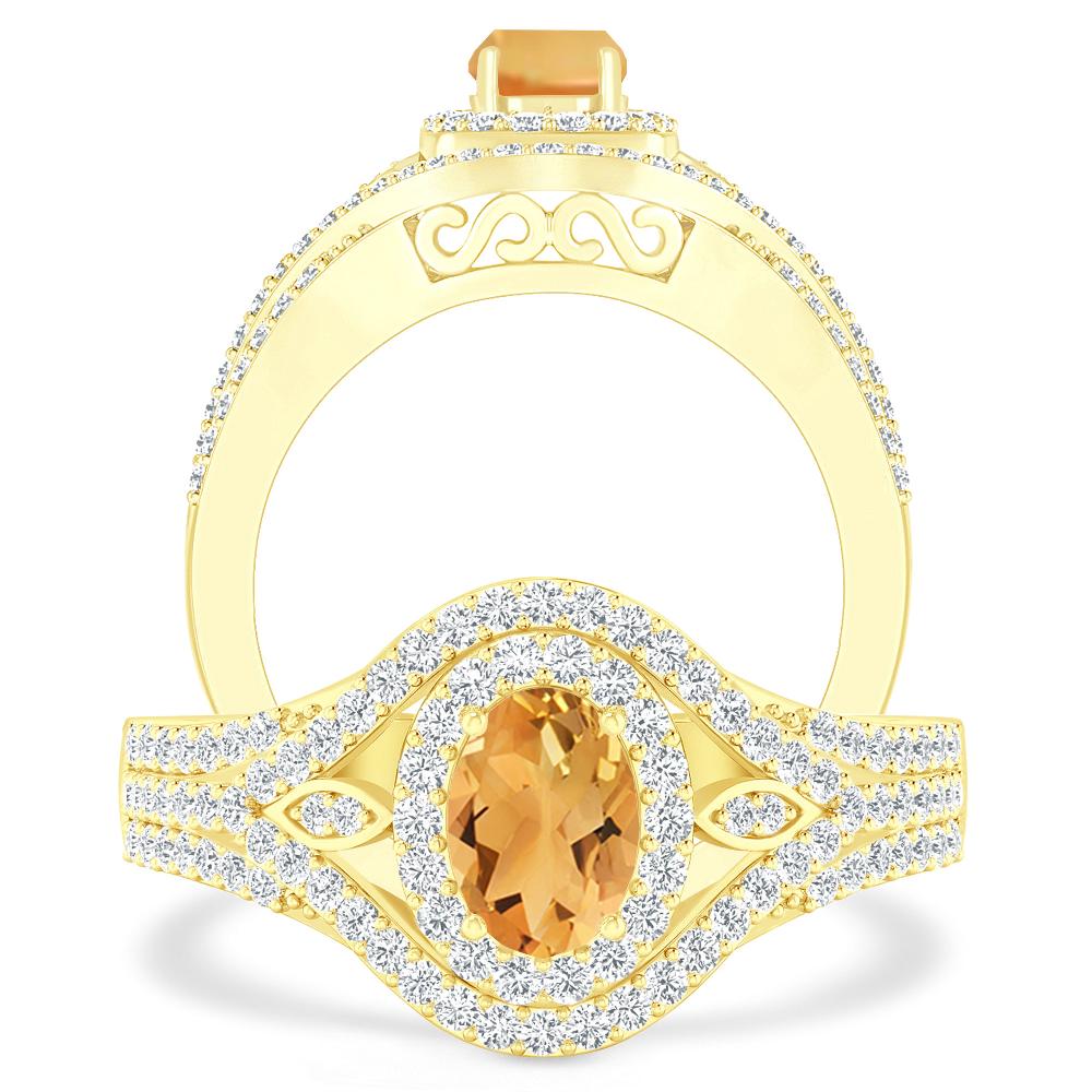 Yellow Gold - Citrine