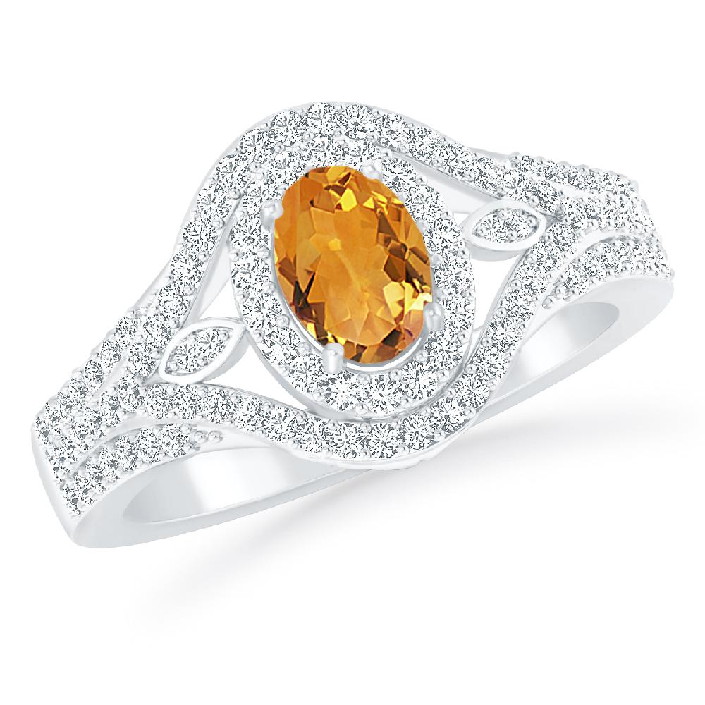 White Gold - Citrine