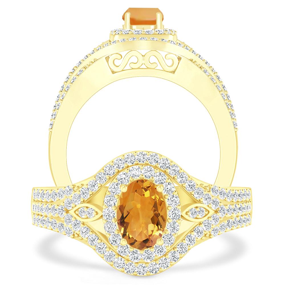 Yellow Gold - Citrine