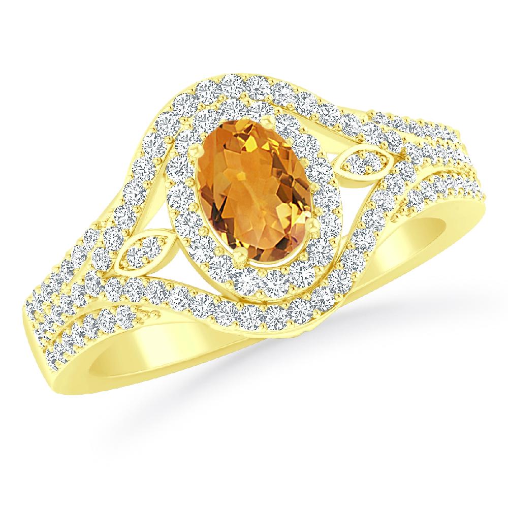 Yellow Gold - Citrine