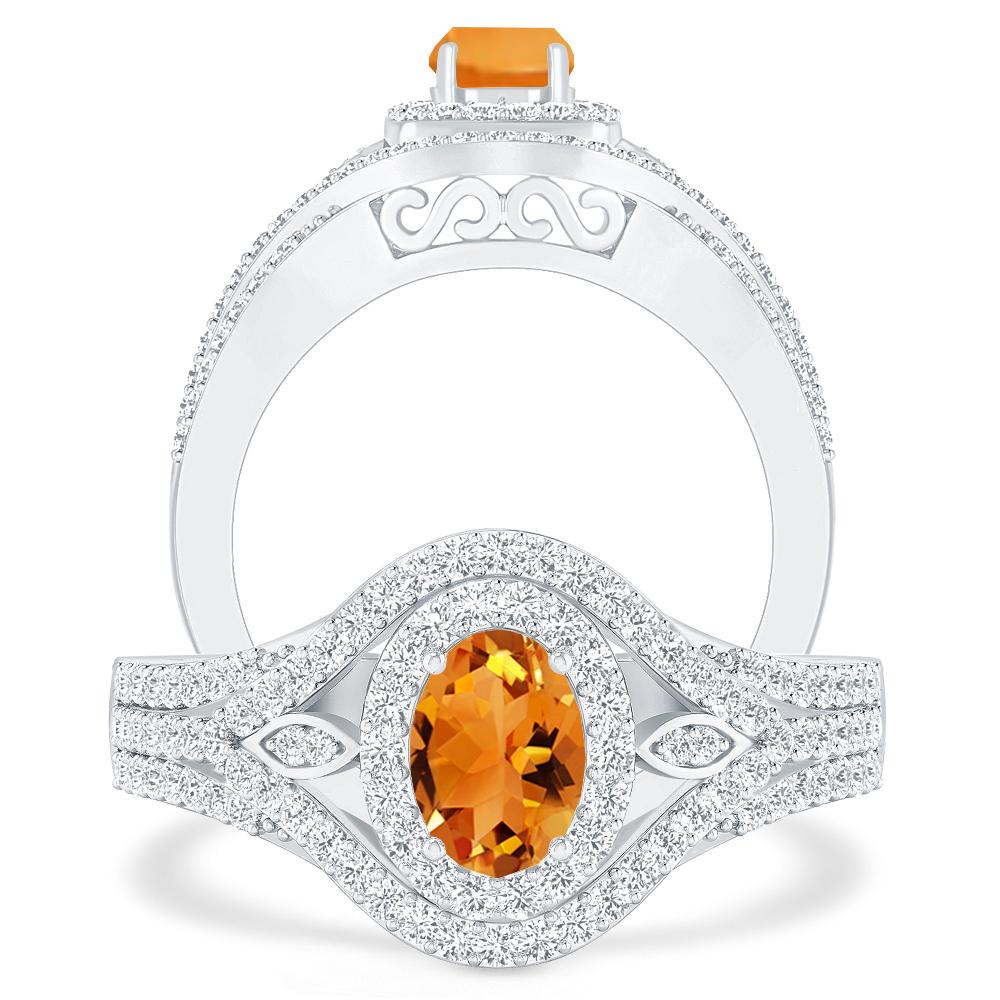 White Gold - Citrine