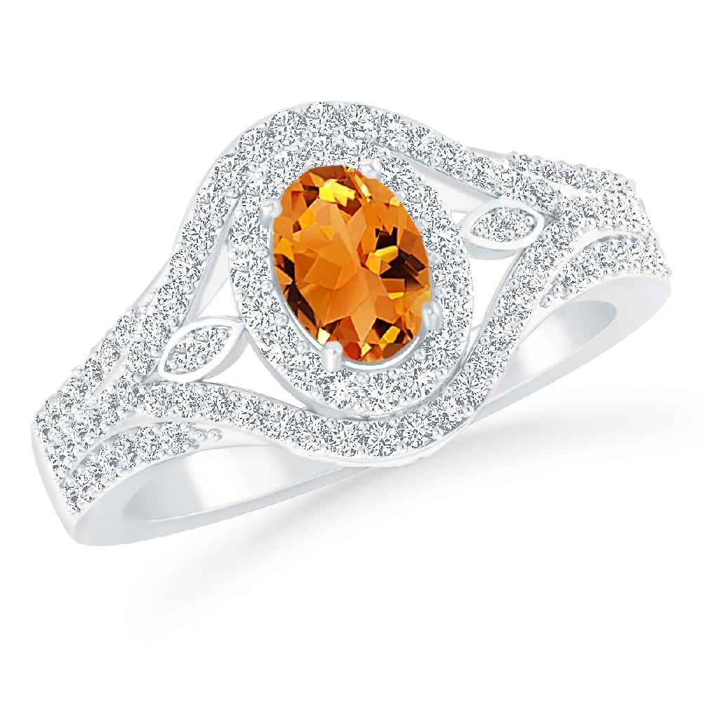 White Gold - Citrine