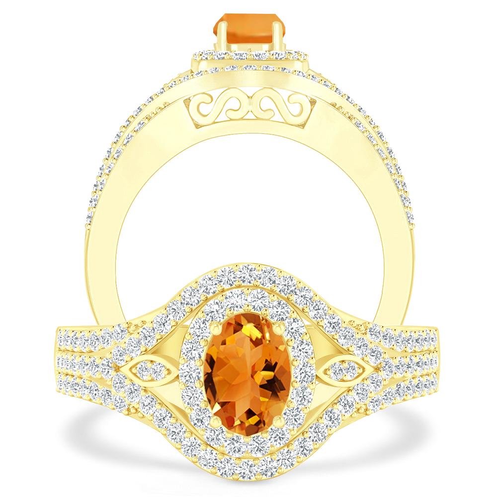 Yellow Gold - Citrine