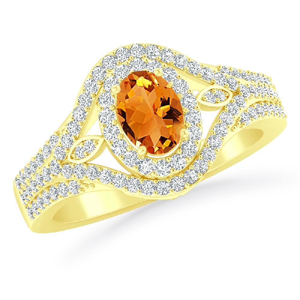 Yellow Gold - Citrine