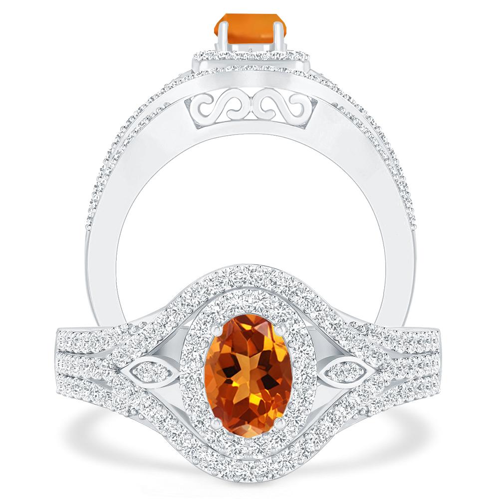 White Gold - Citrine