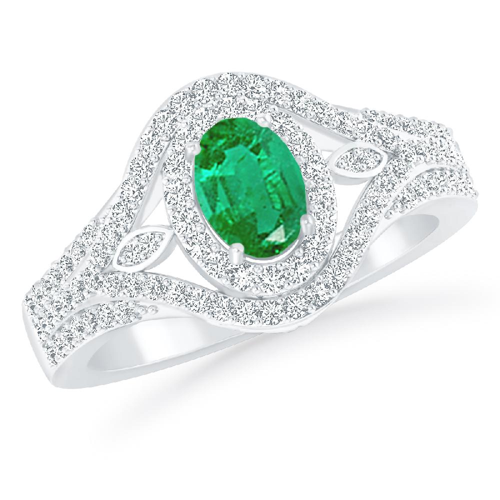 White Gold - Emerald