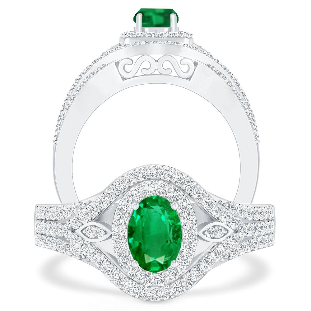 White Gold - Emerald