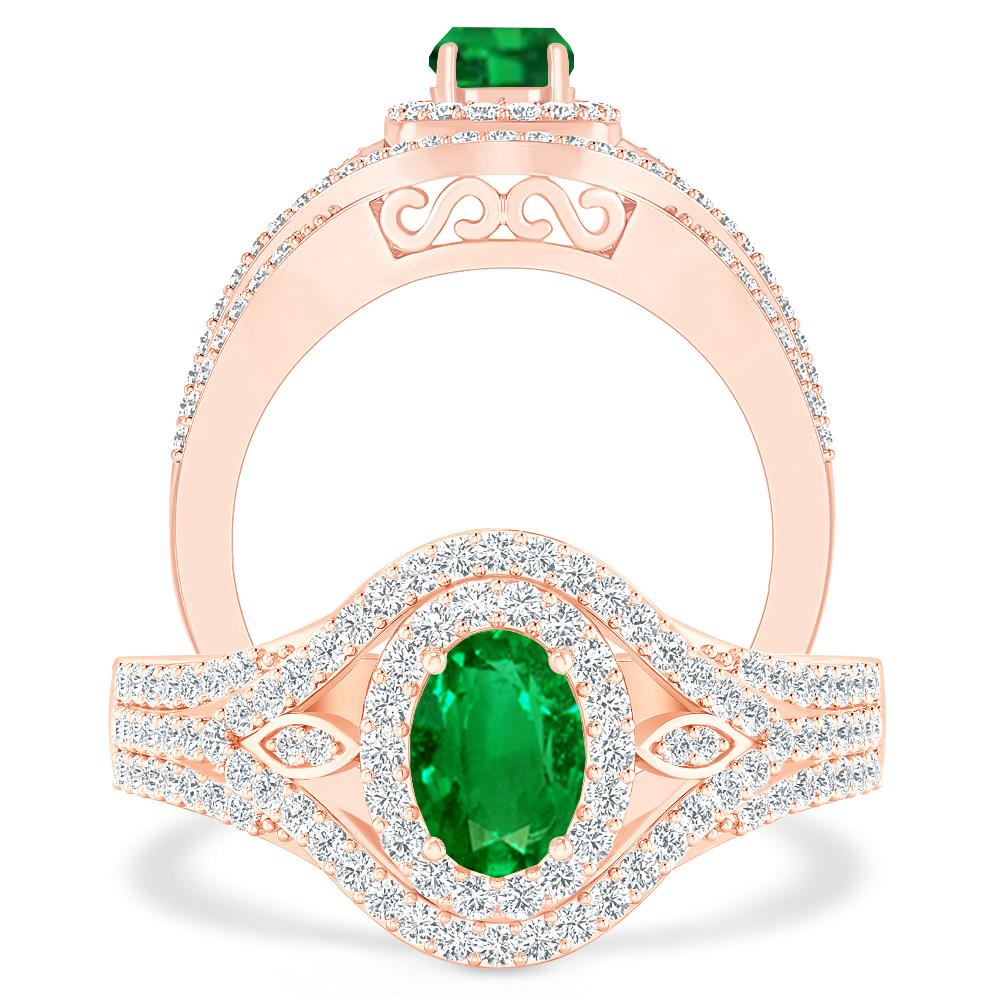 Rose Gold - Emerald