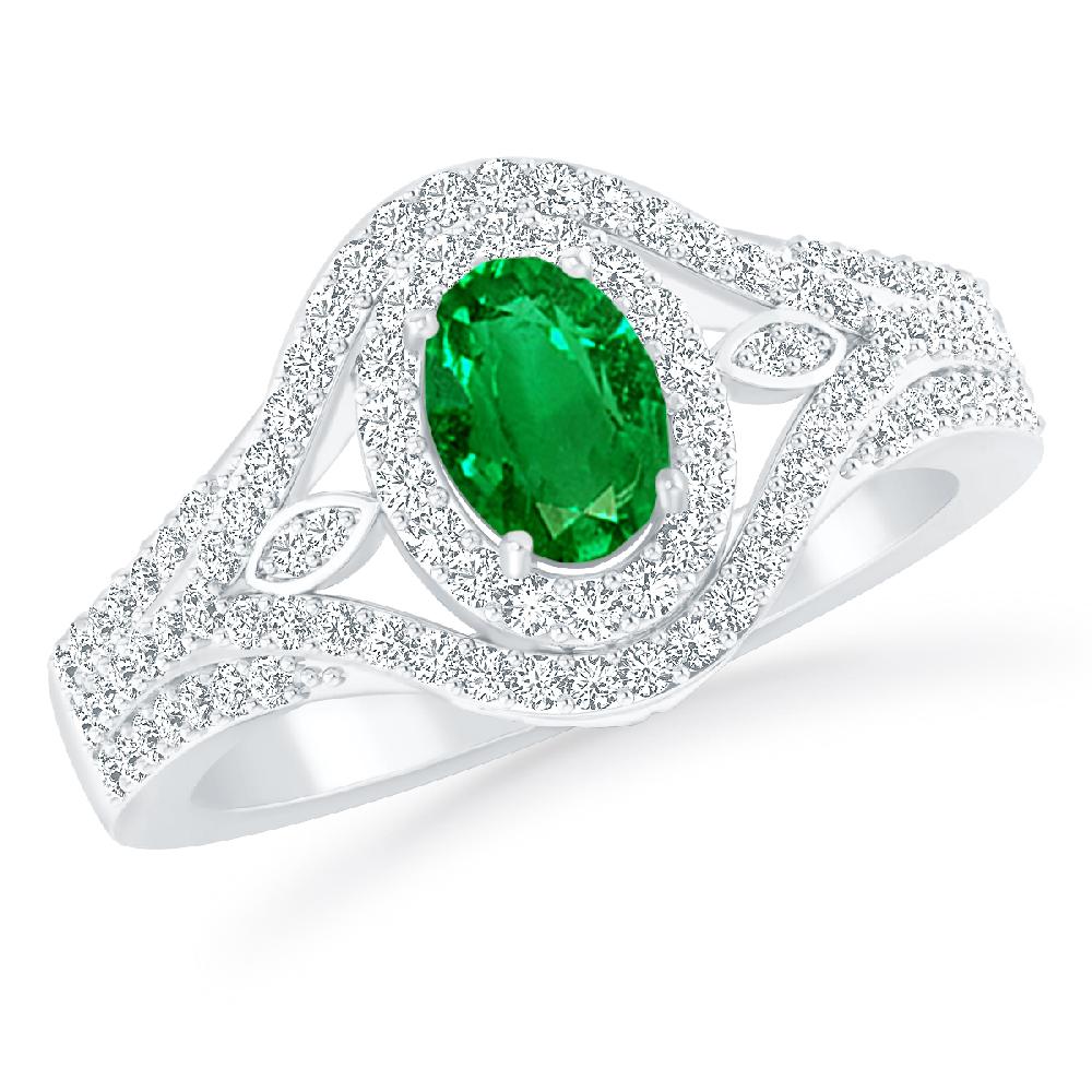 White Gold - Emerald