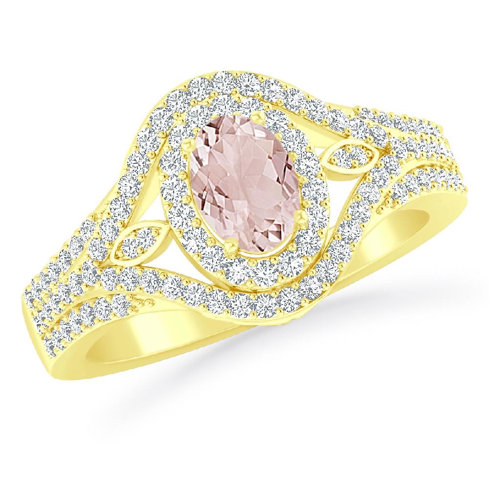 Yellow Gold - Morganite