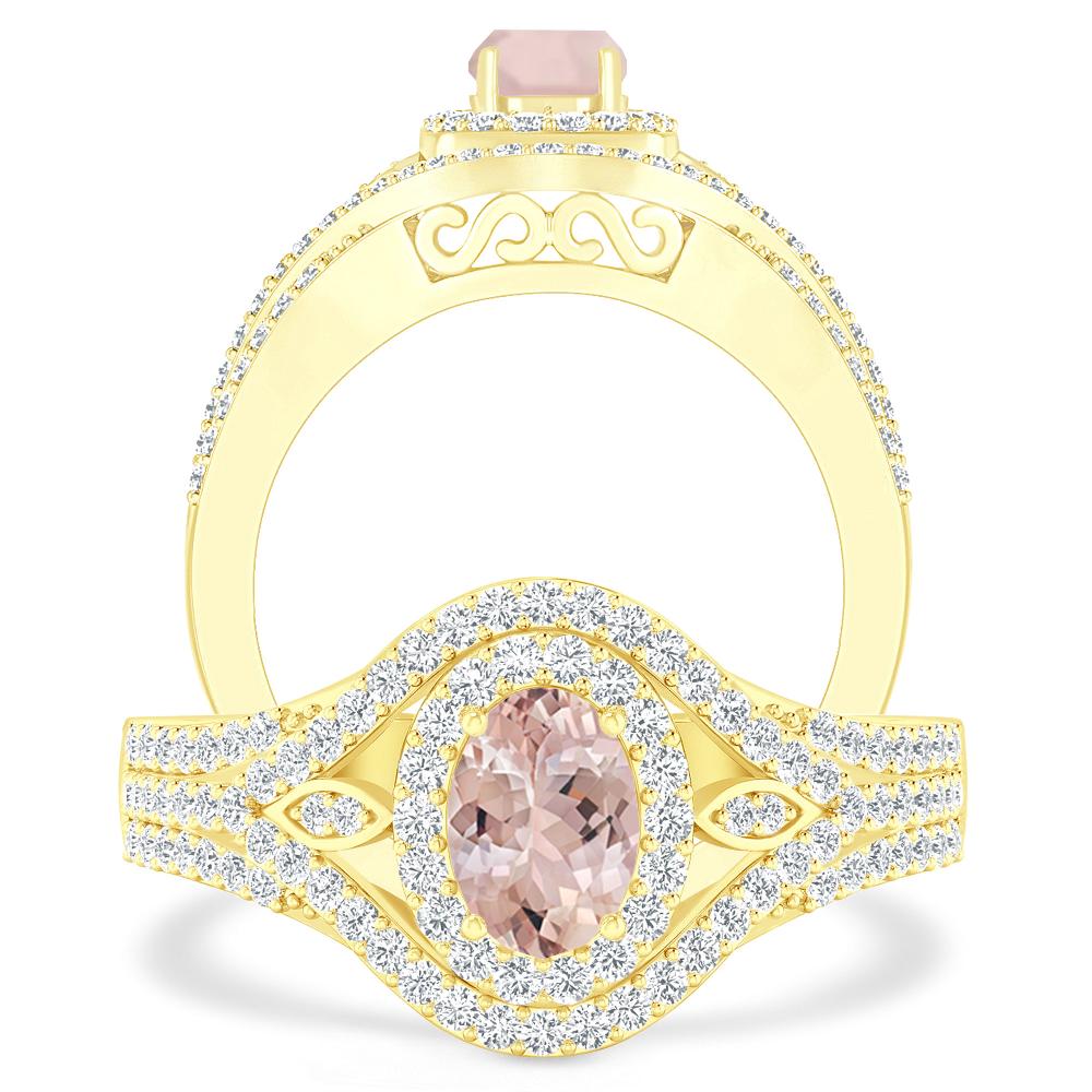 Yellow Gold - Morganite