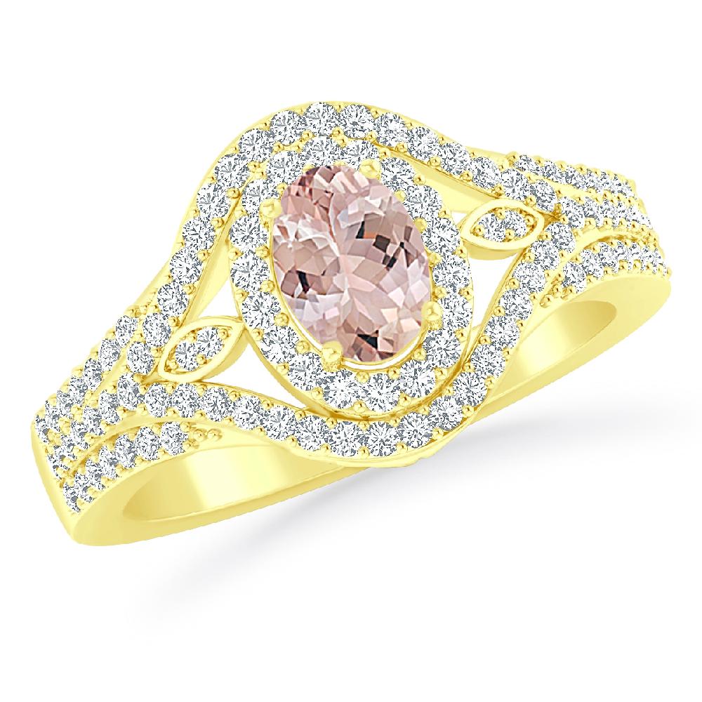 Yellow Gold - Morganite