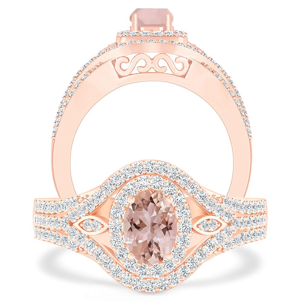 Rose Gold - Morganite