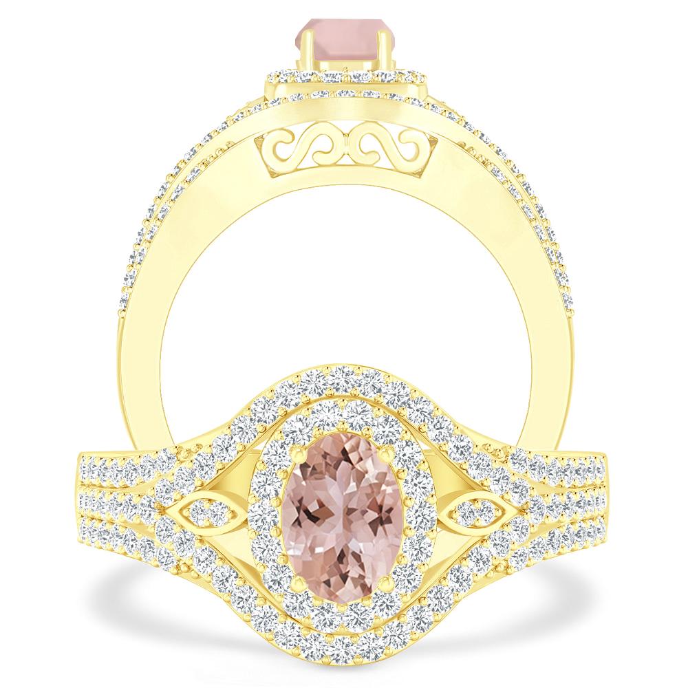 Yellow Gold - Morganite
