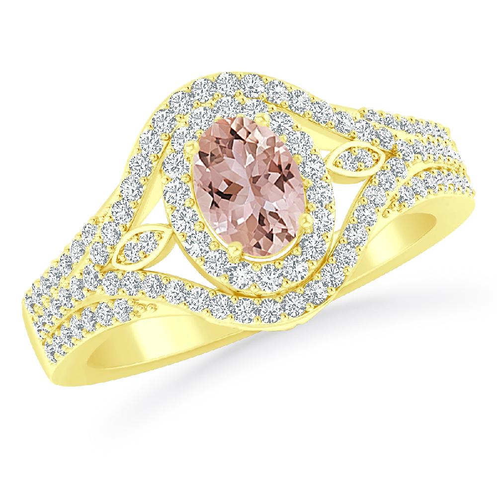 Yellow Gold - Morganite