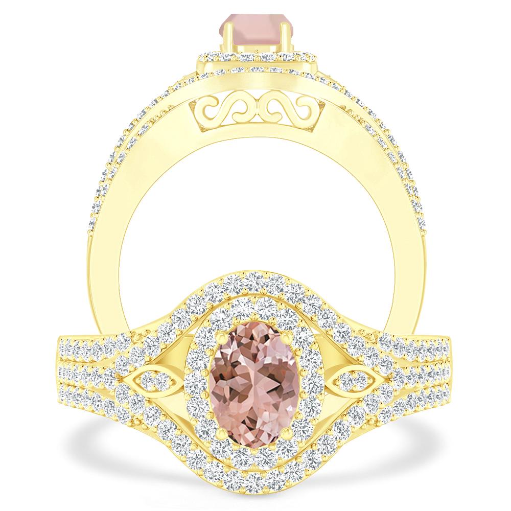 Yellow Gold - Morganite