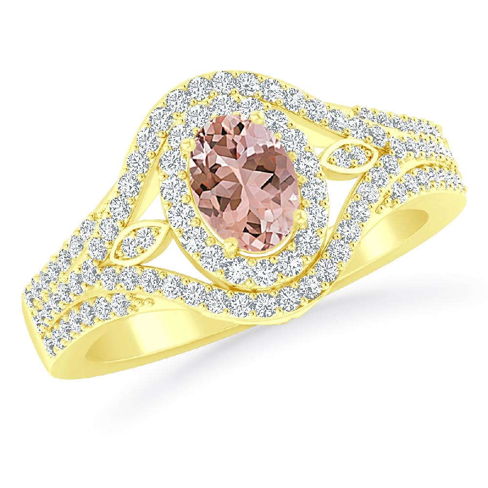 Yellow Gold - Morganite