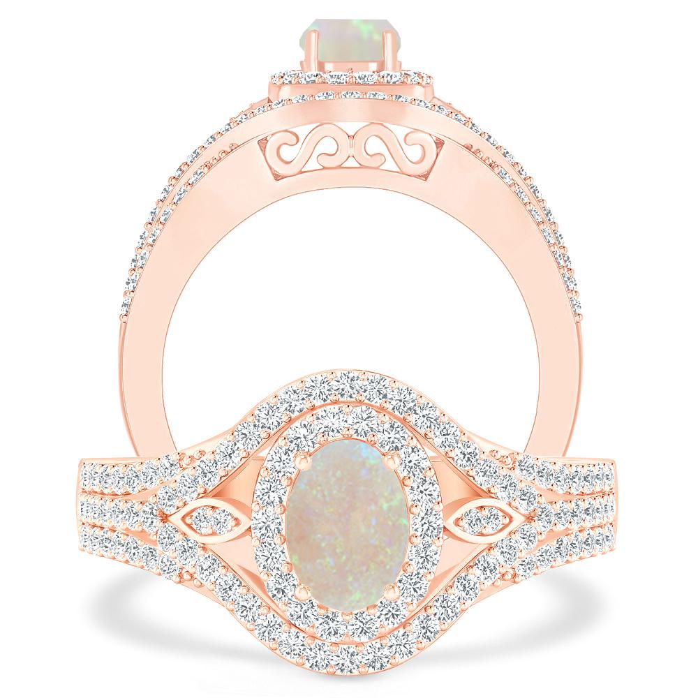 Rose Gold - Opal