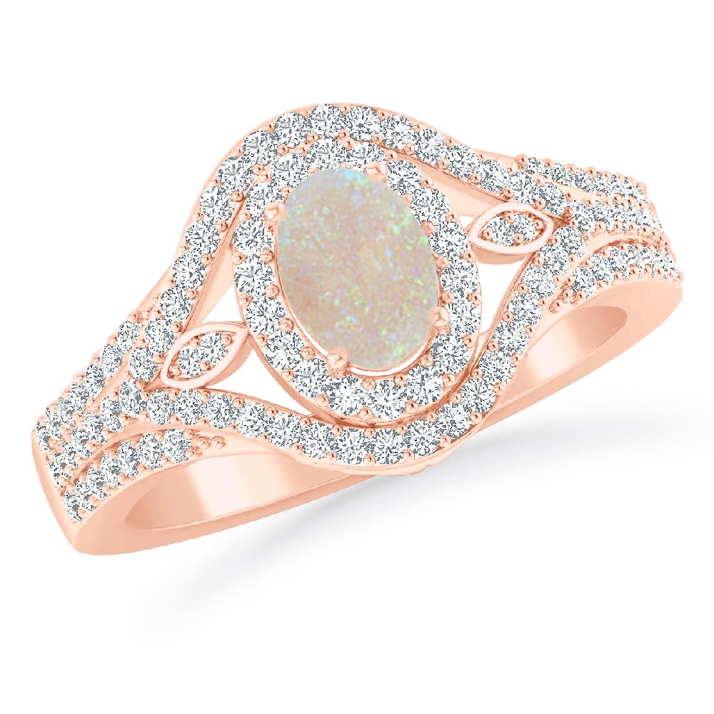 Rose Gold - Opal