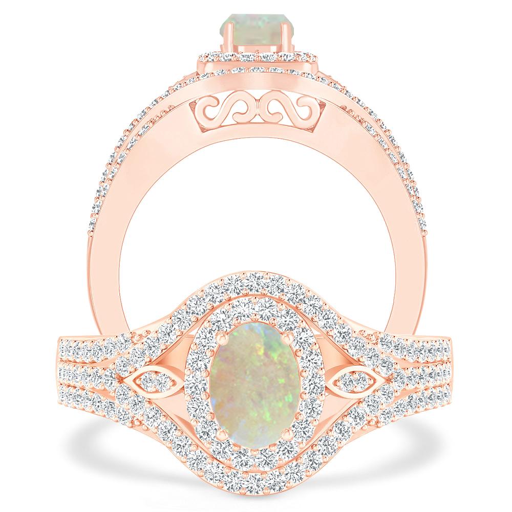Rose Gold - Opal
