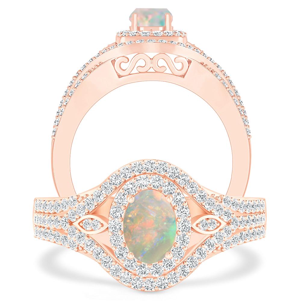 Rose Gold - Opal