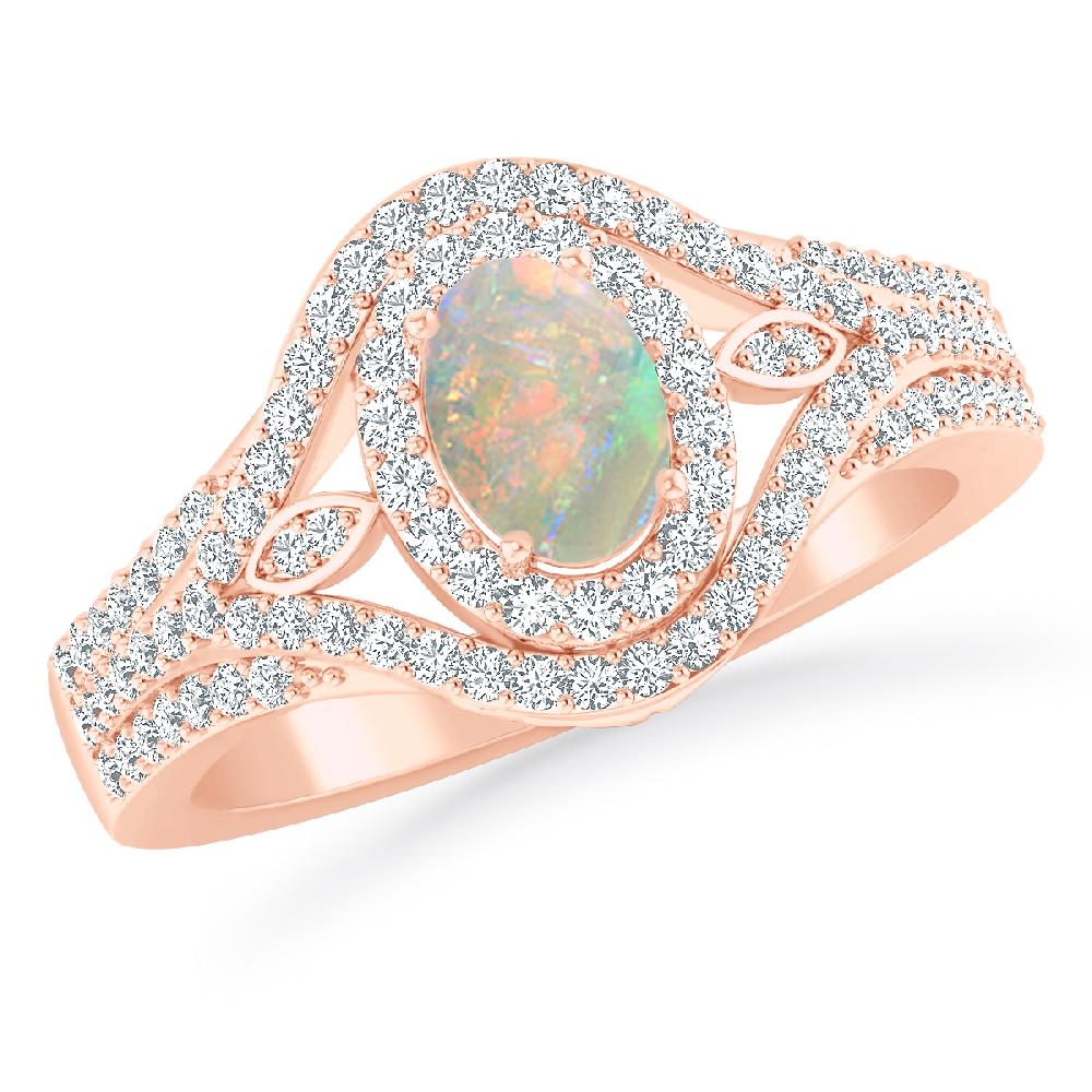 Rose Gold - Opal