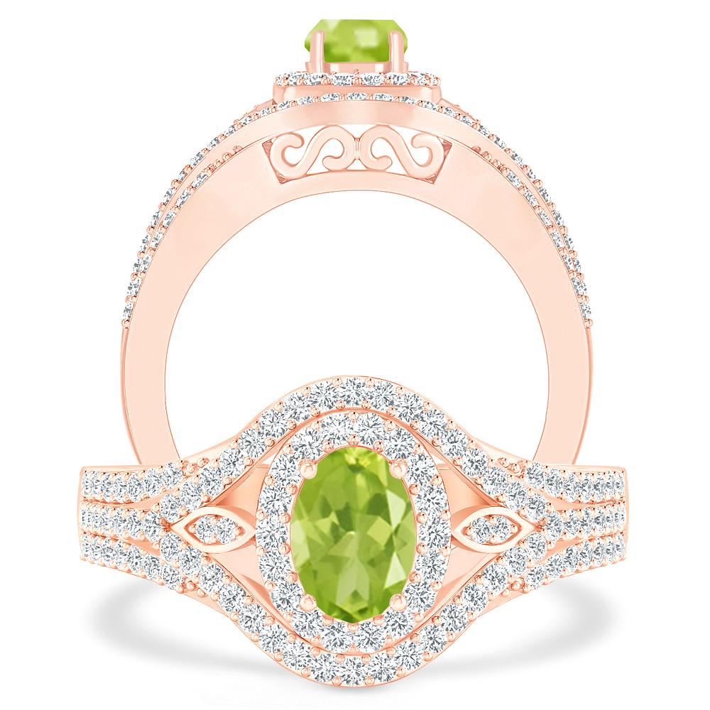 Rose Gold - Peridot