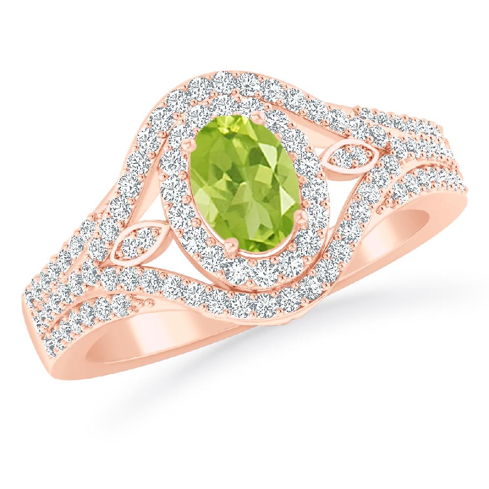 Rose Gold - Peridot