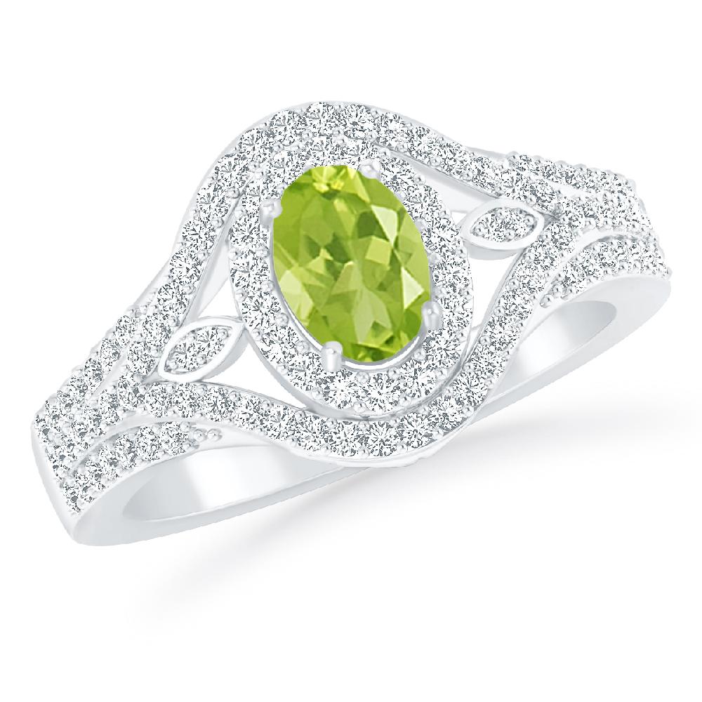 White Gold - Peridot