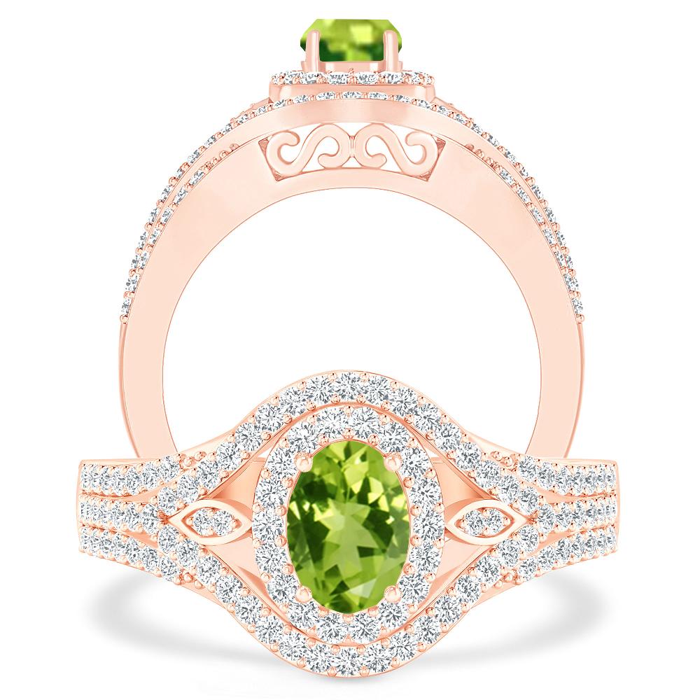 Rose Gold - Peridot
