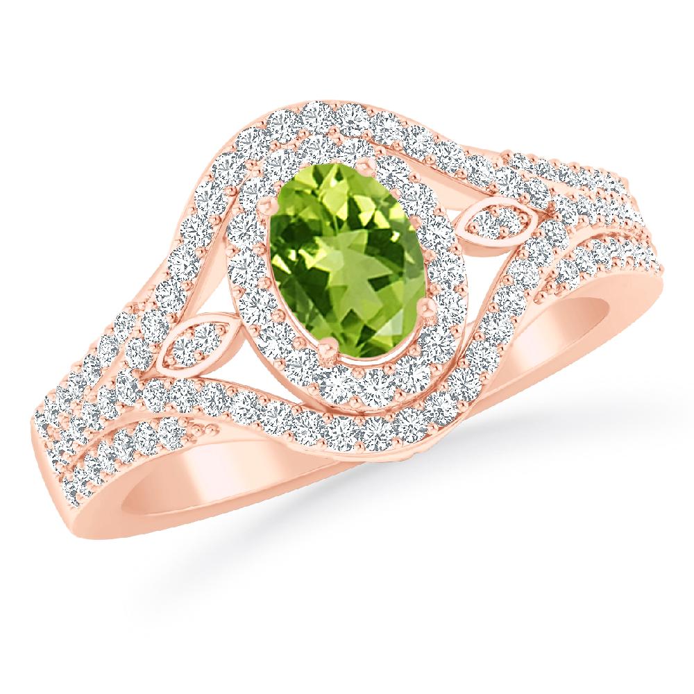 Rose Gold - Peridot