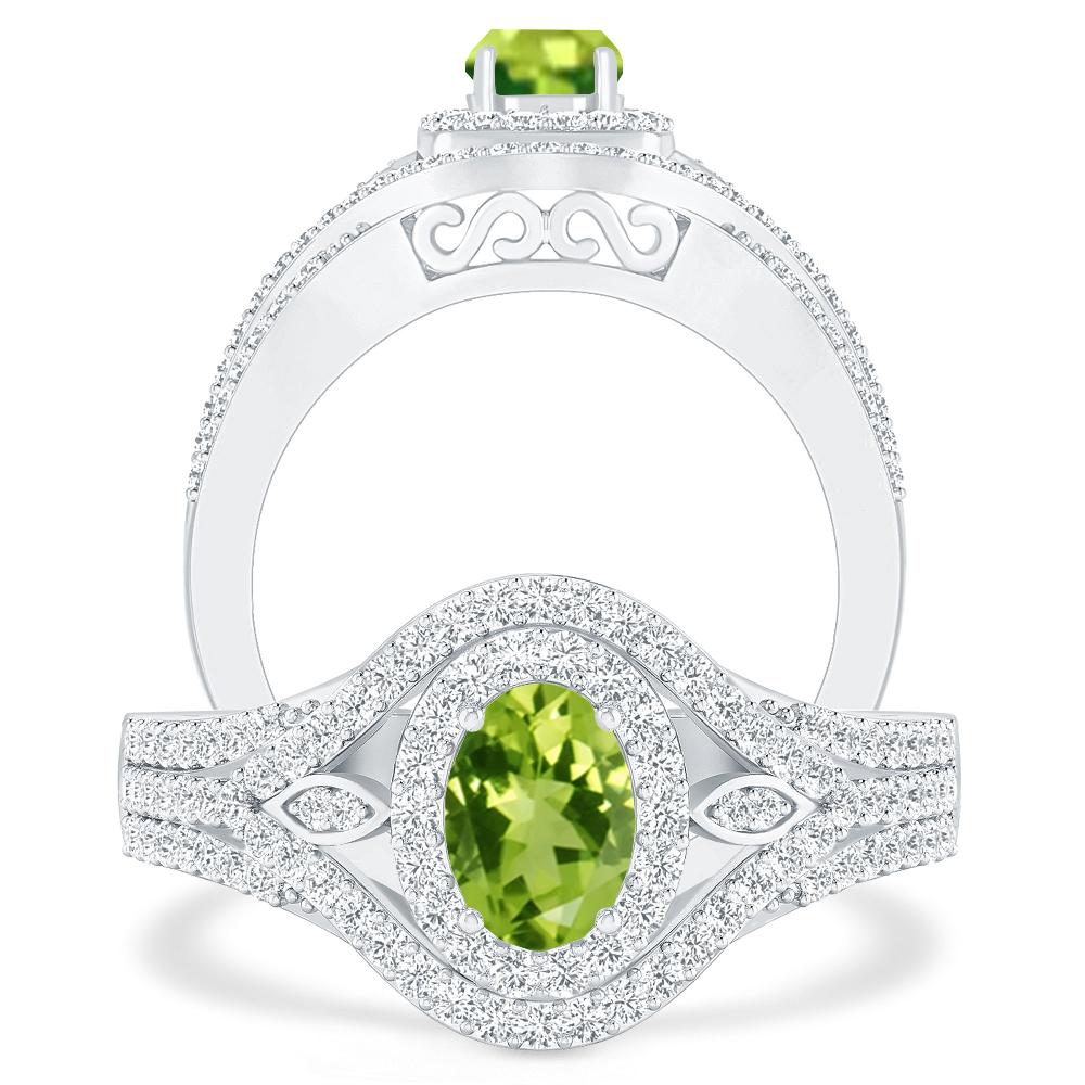 White Gold - Peridot