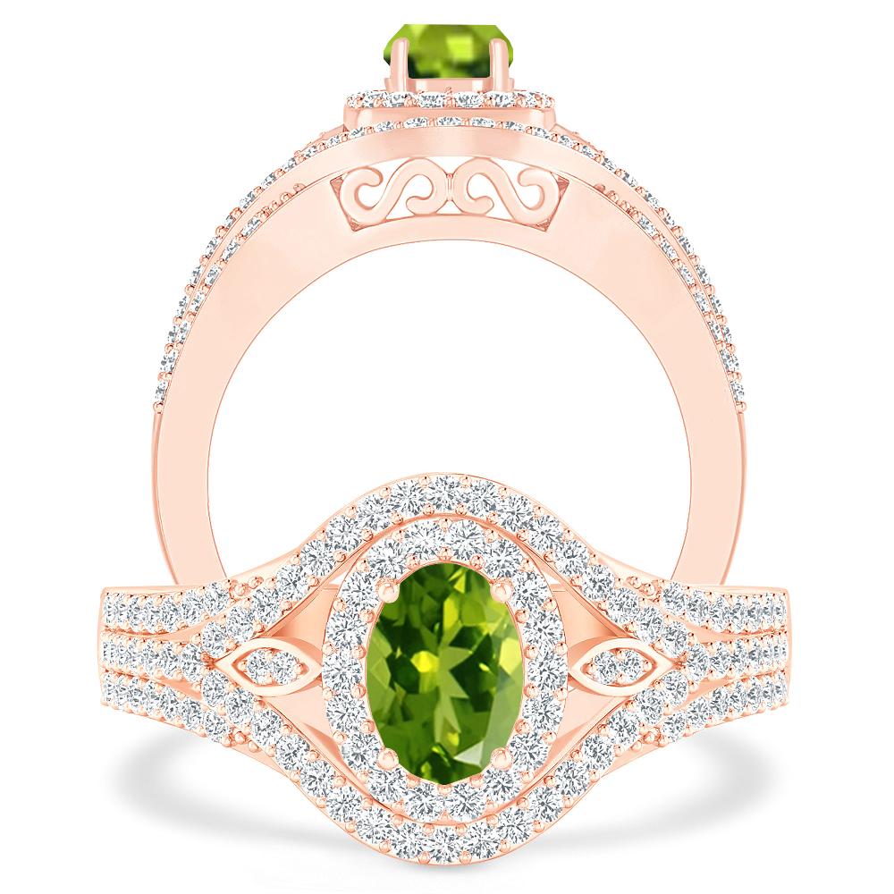 Rose Gold - Peridot