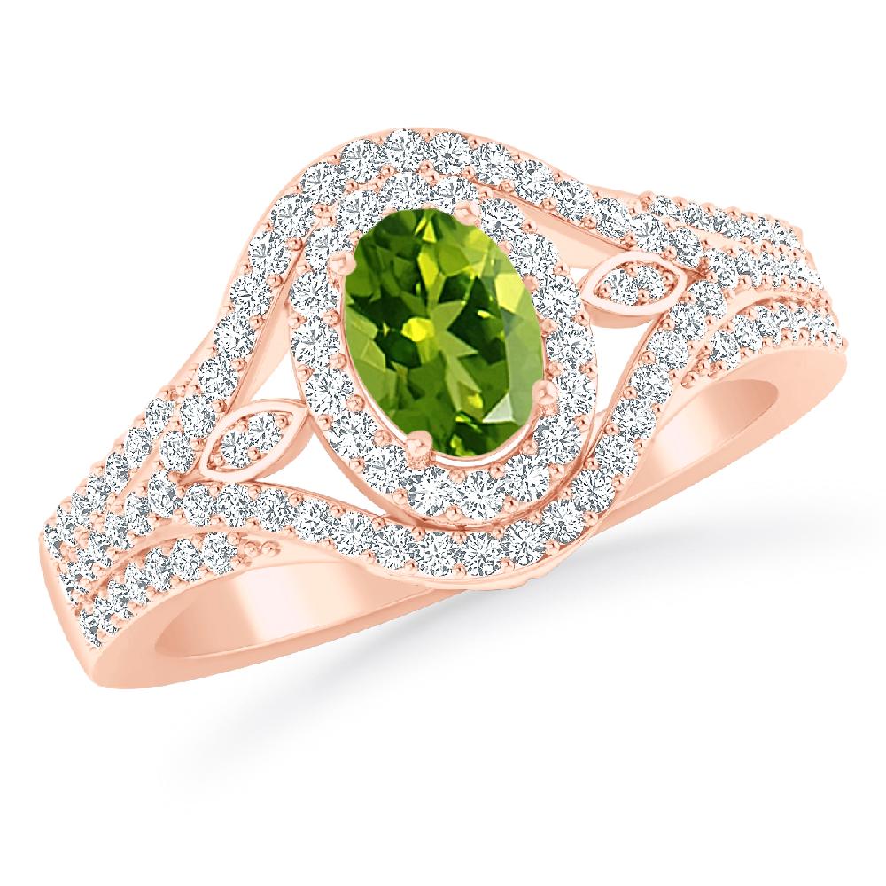 Rose Gold - Peridot